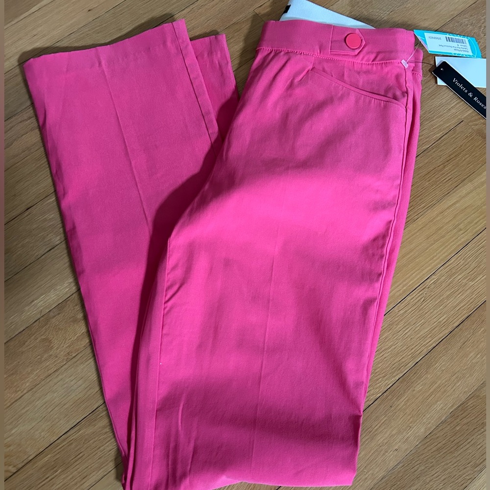 Violets & Roses Pink Pull on Pants Stitch Fix